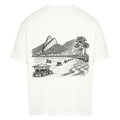 Brasilien Oversized T-Shirt in Weiß mit großem Brasilien Artwork-Rückenprint